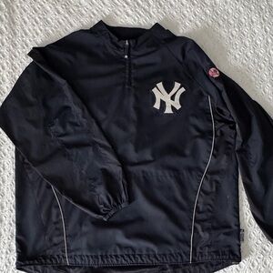 Majestic New York Yankees Cool Base 1/4 zip BP Warm Up Men’s 2XL Navy Blue